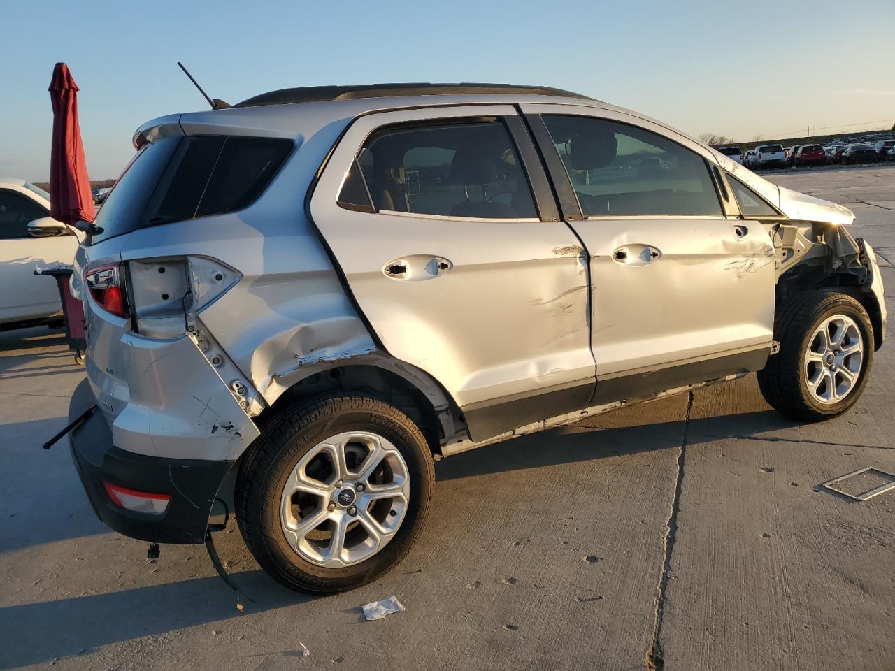 2019 Ford EcoSport VIN MAJ3S2GE3KC295624 Copart auction photo, all over damage thumbnail 3