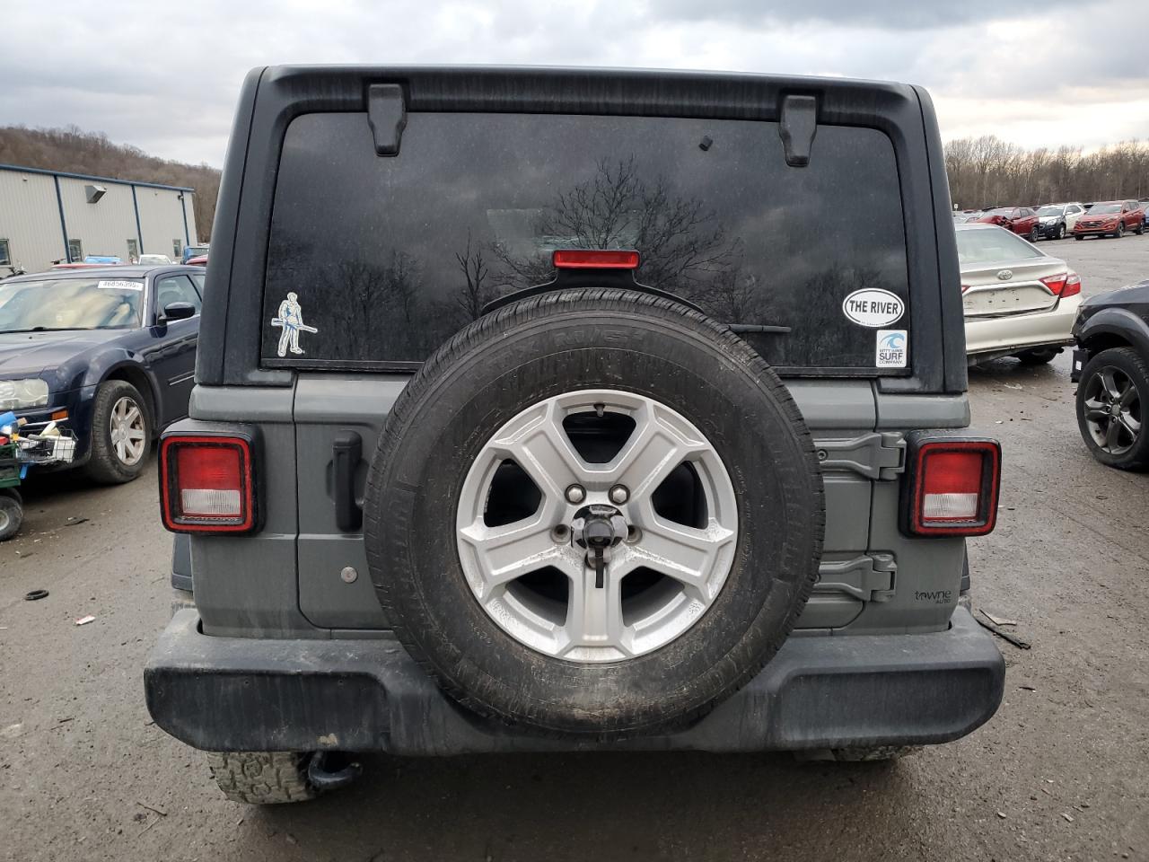 2018 Jeep Wrangler VIN 1C4HJXDG0JW292148 Copart auction photo, front end damage thumbnail 6
