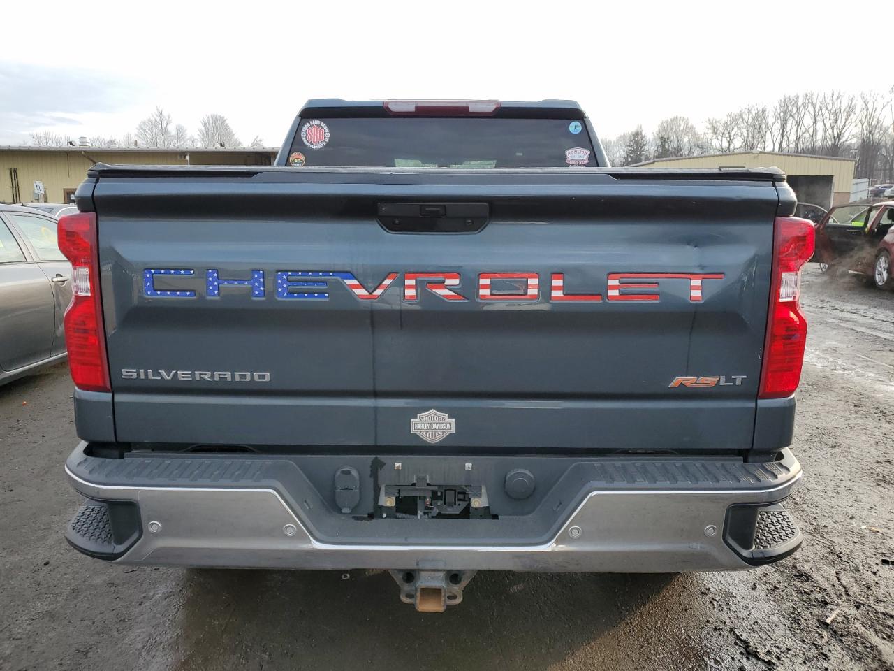 2021 Chevrolet Silverado VIN 3GCUYDED9MG114108 Copart auction photo, top/roof / minor dent/scratches damage thumbnail 6