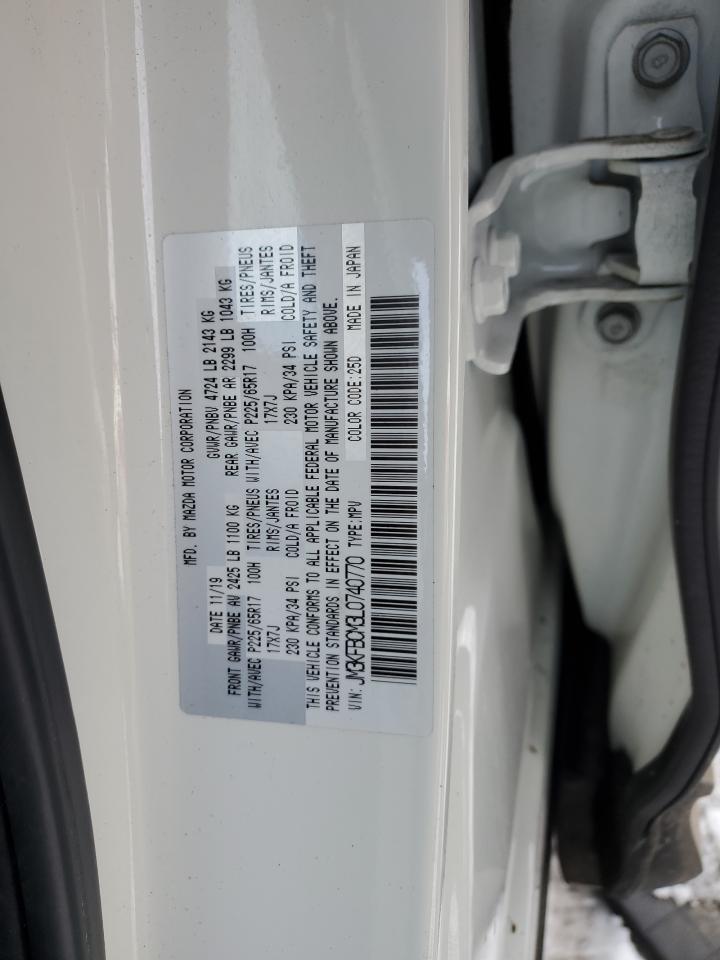 2020 Mazda CX-5 VIN JM3KFBCM3L0740770 Copart auction photo, front end damage thumbnail 14