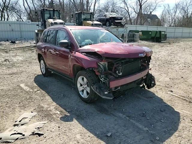 2014 Jeep Compass VIN 1C4NJCBB8ED505707 Copart auction photo, front end damage thumbnail 13