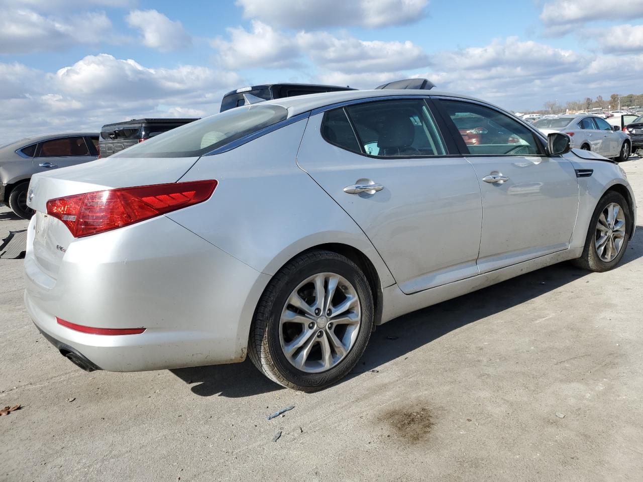 2012 KIA Optima VIN 5XXGN4A73CG089486 Copart auction photo, front end / minor dent/scratches damage thumbnail 3
