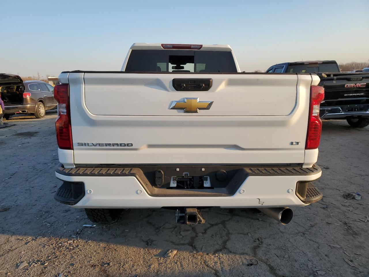 2023 Chevrolet Silverado VIN 1GC4YNEY4PF183707 Copart auction photo, front end / side damage thumbnail 6