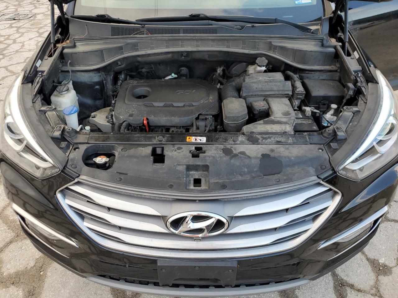 2018 Hyundai Santa Fe VIN 5XYZUDLBXJG542444 Copart auction photo, all over damage thumbnail 12