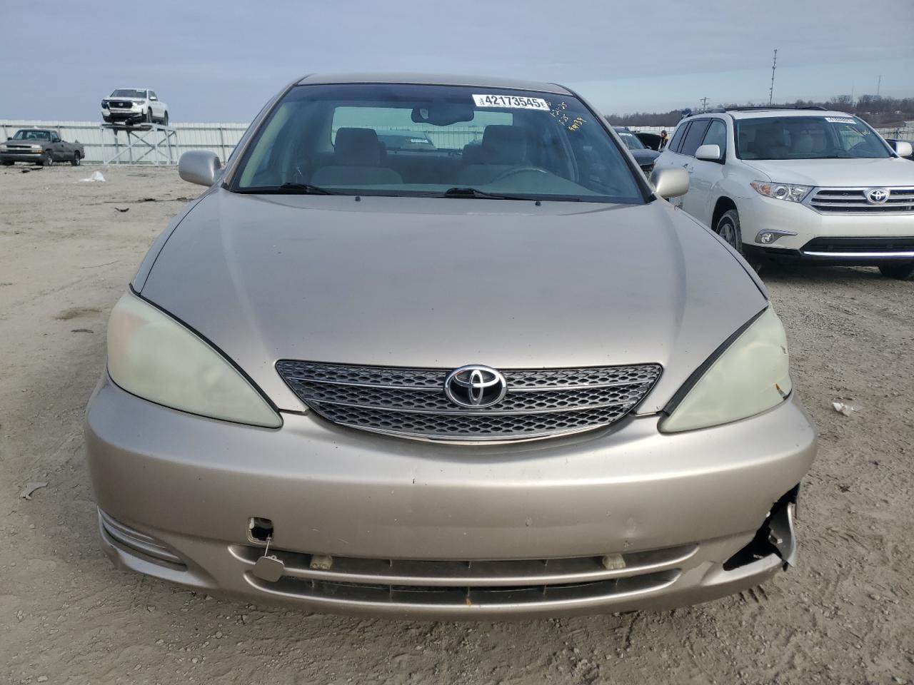 2002 Toyota Camry VIN JTDBF32K220087085 Copart auction photo, side / front end damage thumbnail 5