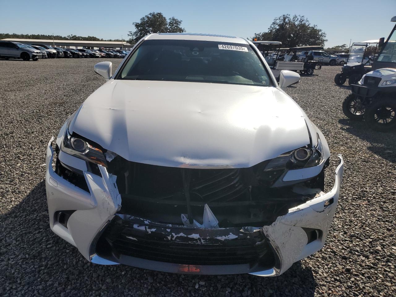 2016 Lexus GS VIN JTHCZ1BL2GA003114 Copart auction photo, front end / side damage thumbnail 5