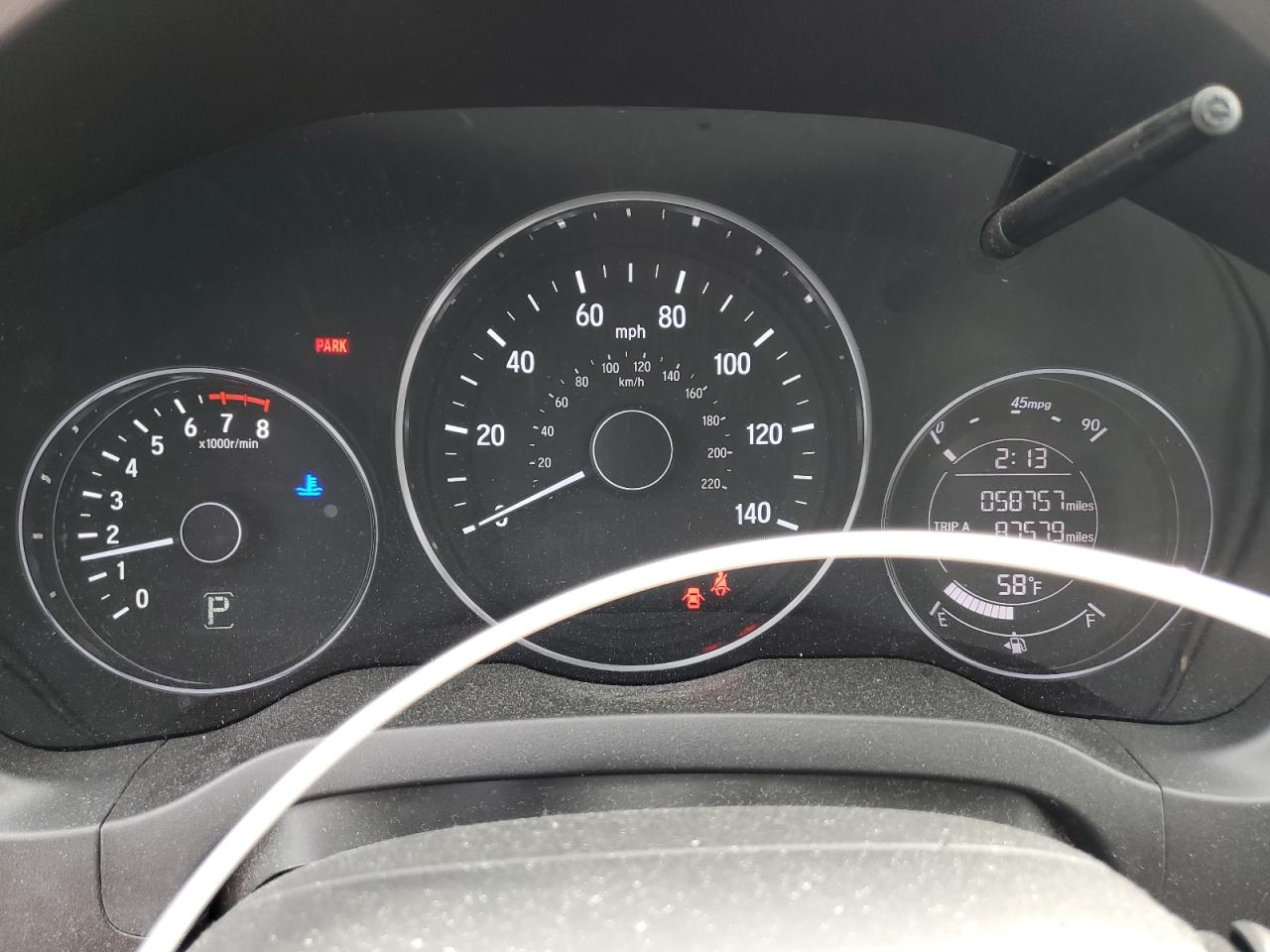 2018 Honda HR-V VIN 3CZRU6H58JG721852 Copart auction photo, rear end damage thumbnail 9
