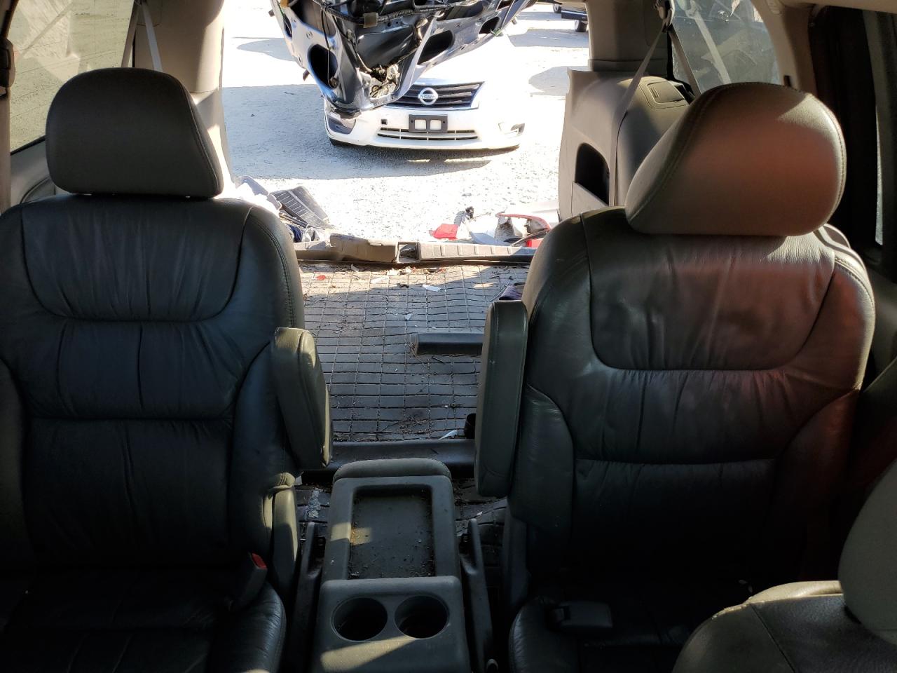 2010 Honda Odyssey VIN 5FNRL3H60AB046424 Copart auction photo, rear end / front end damage thumbnail 10