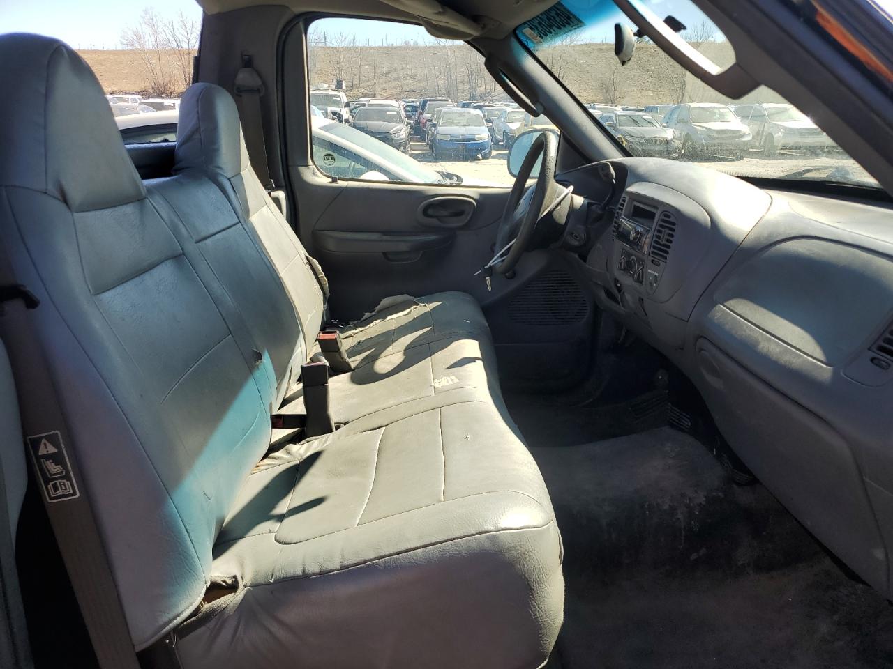 2002 Ford F-150 VIN 1FTRF17222NB03008 Copart auction photo, front end / hail damage thumbnail 10