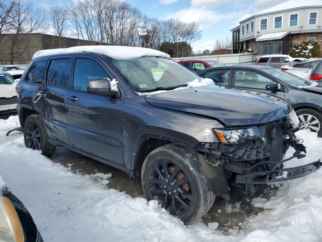 2019 Jeep Grand Cherokee VIN 1C4RJFAG8KC546324 Copart auction photo, front end / side damage thumbnail 4