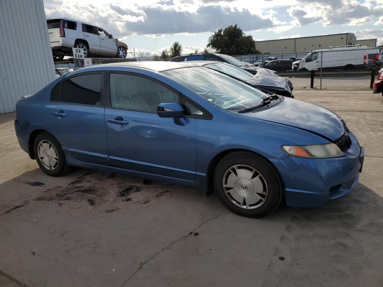 2009 Honda Civic VIN JHMFA36299S001245 Copart auction photo, front end / minor dent/scratches damage thumbnail 4