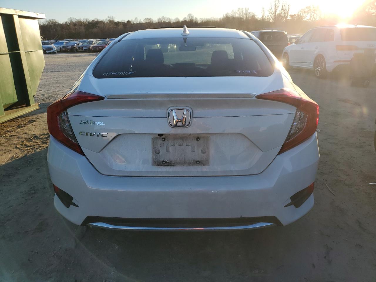 2020 Honda Civic VIN 19XFC1F30LE010788 Copart auction photo, front end / side damage thumbnail 6