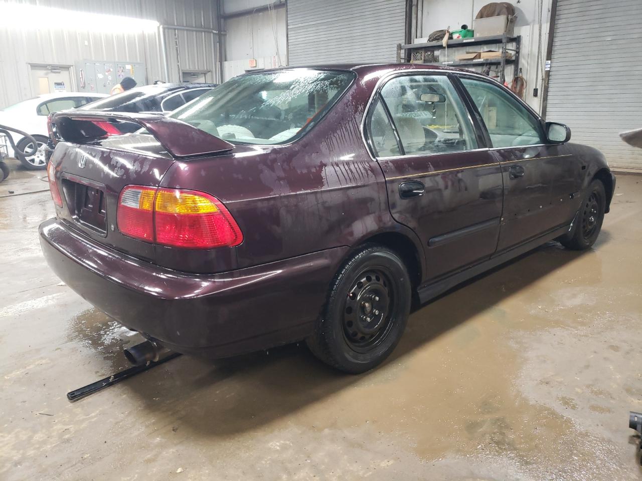 2000 Honda Civic VIN 1HGEJ6678YL026979 Copart auction photo, side / front end damage thumbnail 3
