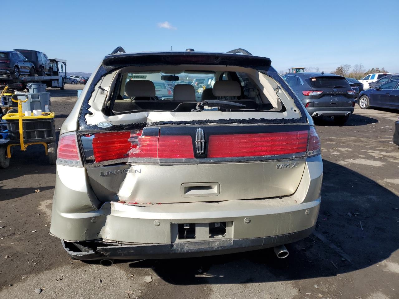 2010 Lincoln MKX VIN 2LMDJ6JCXABJ31656 Copart auction photo, rear end damage thumbnail 6