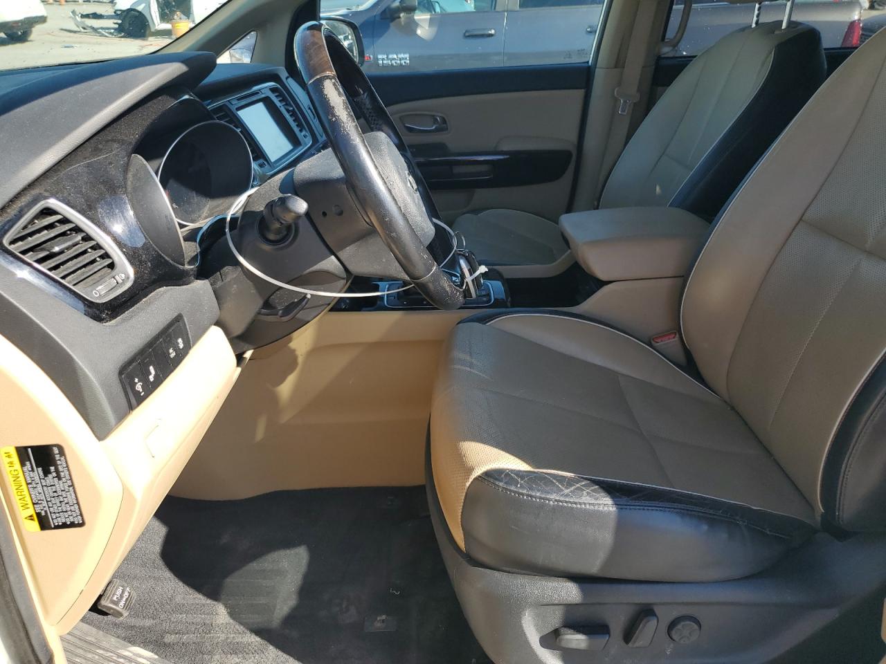 2015 KIA Sedona VIN KNDME5C16F6034552 Copart auction photo, side damage thumbnail 7