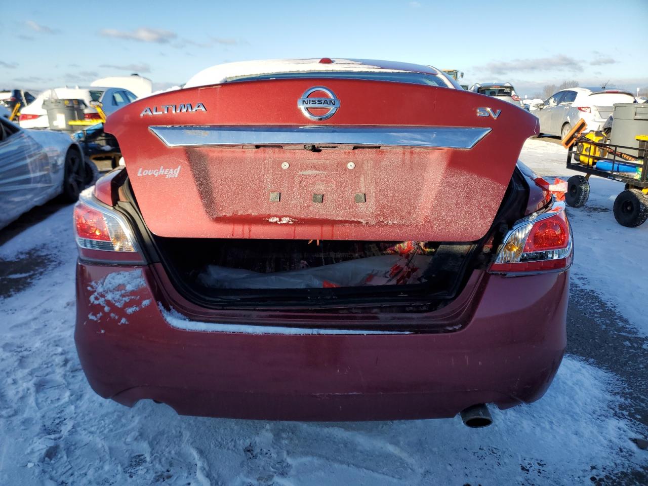 2015 Nissan Altima VIN 1N4AL3AP0FC411260 Copart auction photo, rear end damage thumbnail 6