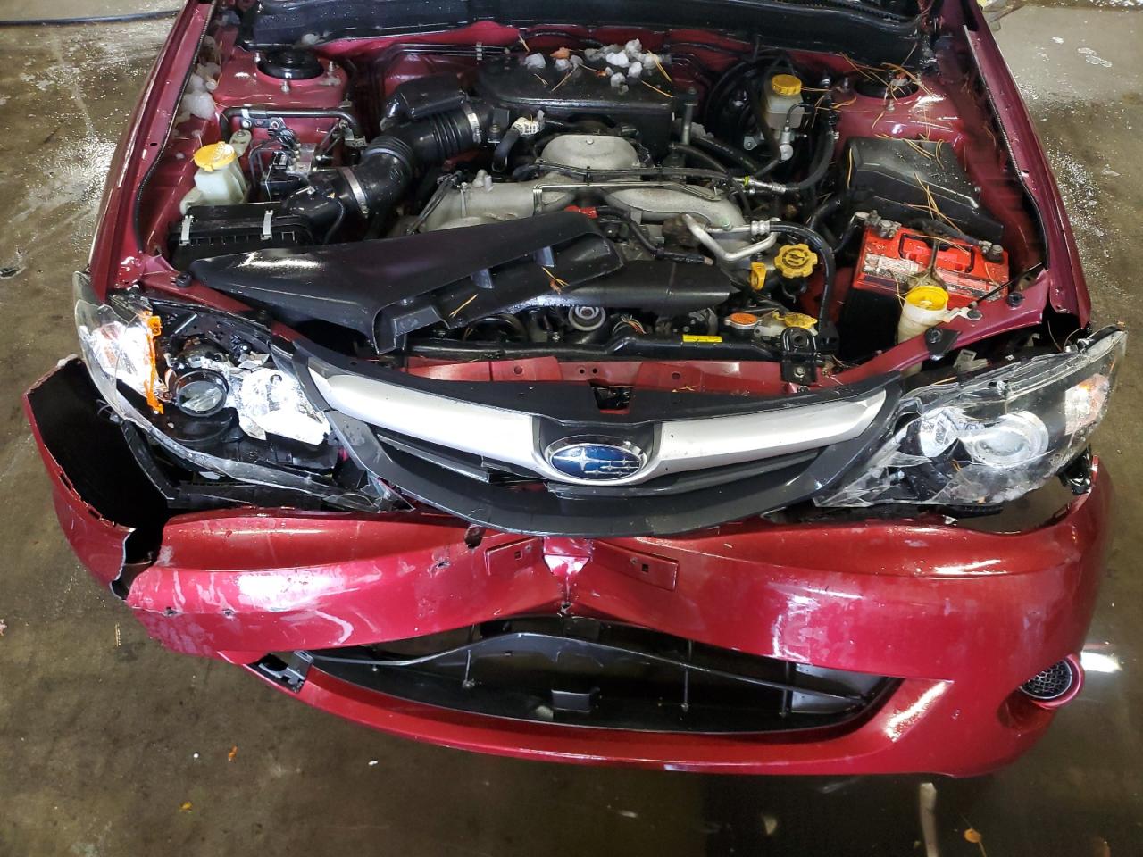 2011 Subaru Impreza VIN JF1GE6A60BH517606 Copart auction photo, front end / rear end damage thumbnail 11