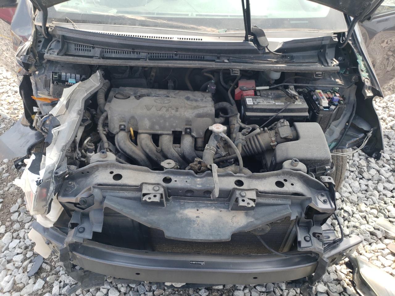 2017 Toyota Yaris VIN VNKKTUD35HA086088 Copart auction photo, front end / side damage thumbnail 12