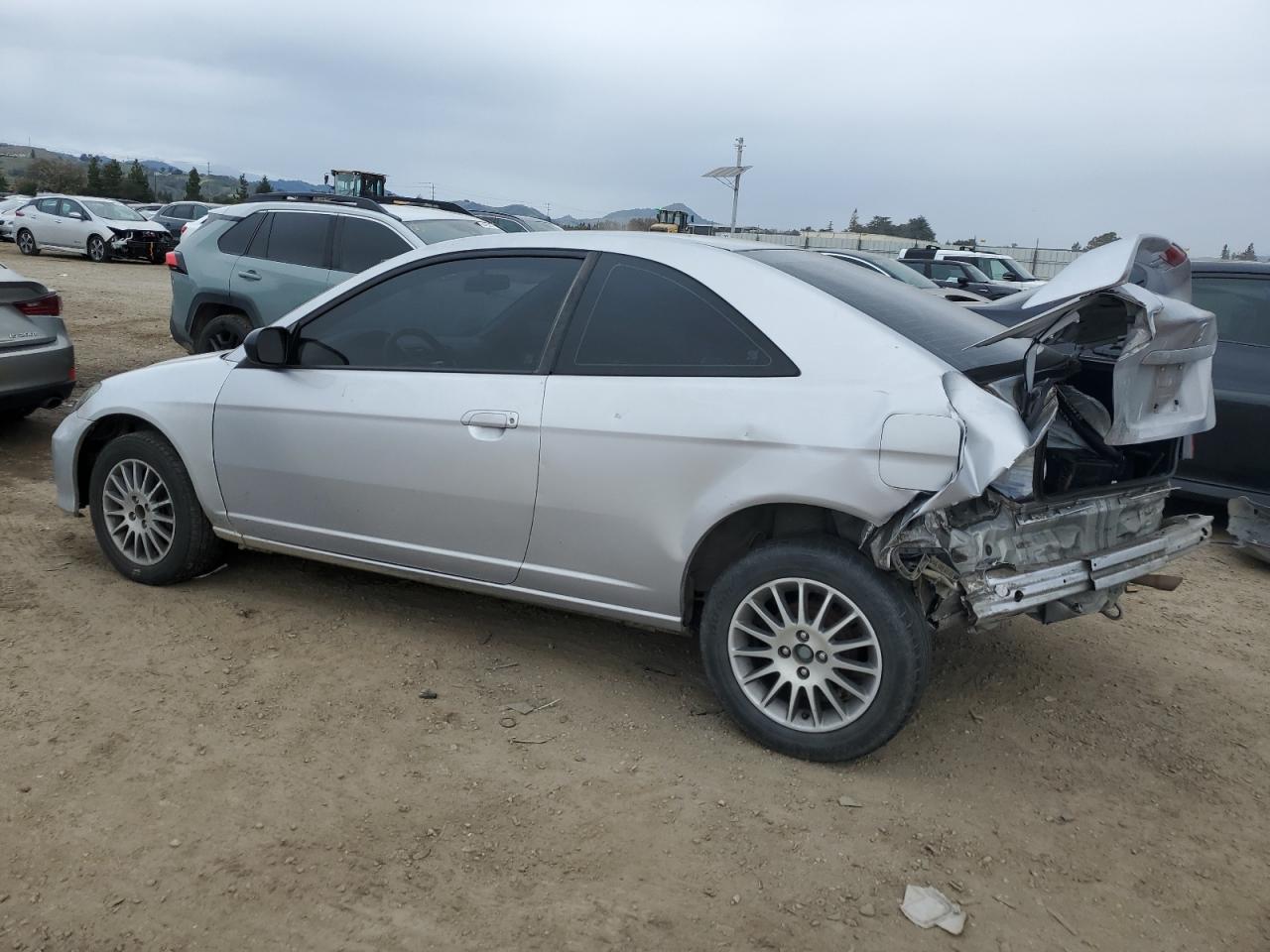 2005 Honda Civic VIN 1HGEM22525L049044 Copart auction photo, front end / rear end damage thumbnail 2