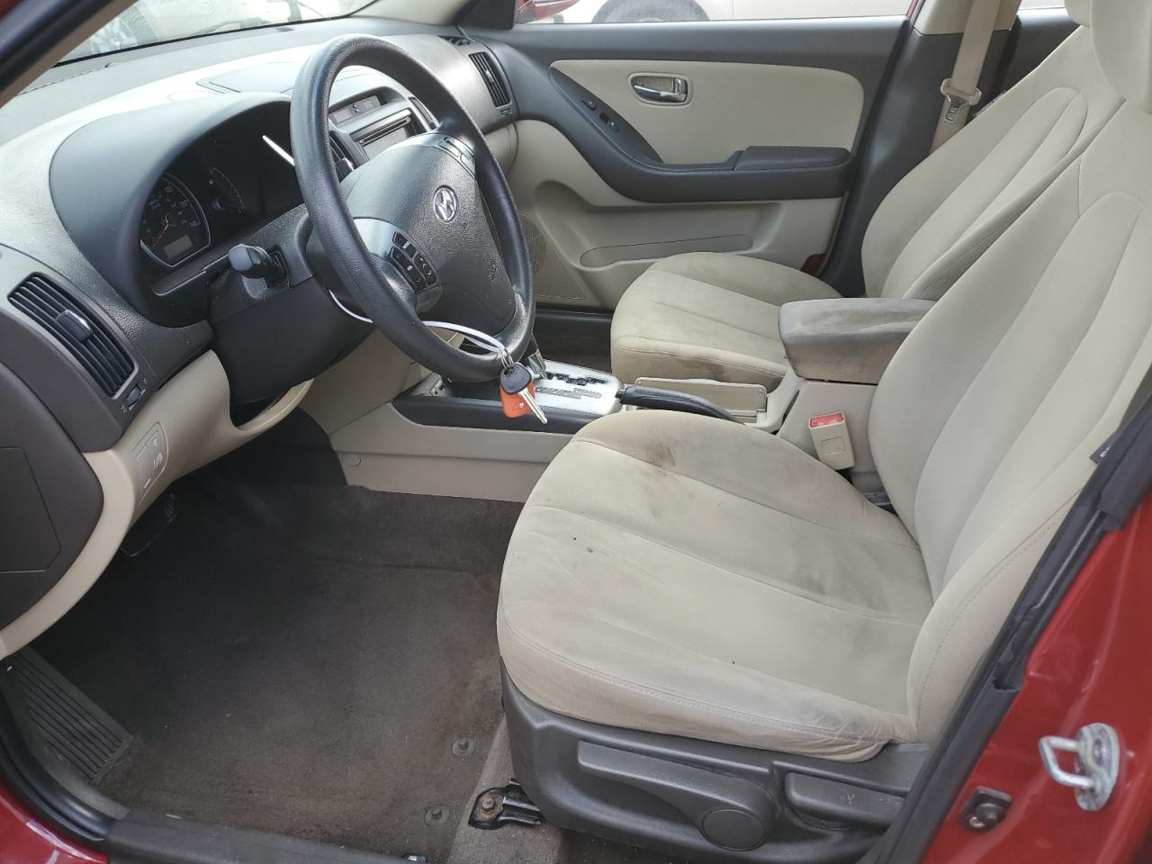 2010 Hyundai Elantra VIN KMHDU4AD8AU028858 Copart auction photo, rear end / front end damage thumbnail 7