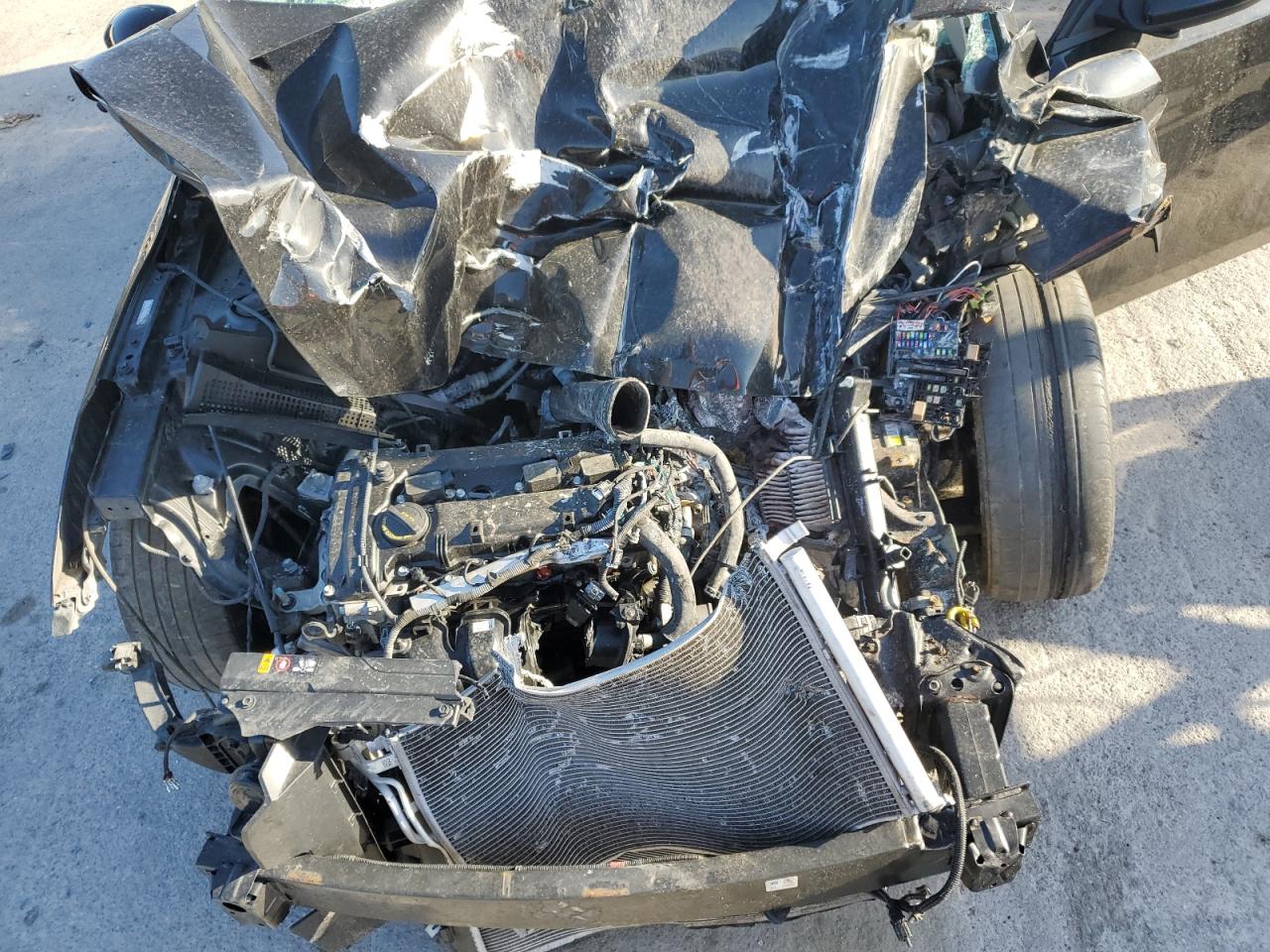 2021 KIA Forte VIN 3KPF24AD9ME386539 Copart auction photo, front end / side damage thumbnail 11