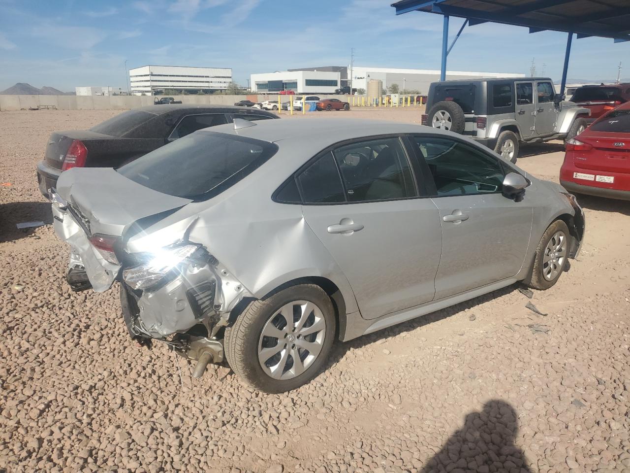 2024 Toyota Corolla VIN 5YFB4MDE9RP219696 Copart auction photo, rear end damage thumbnail 3