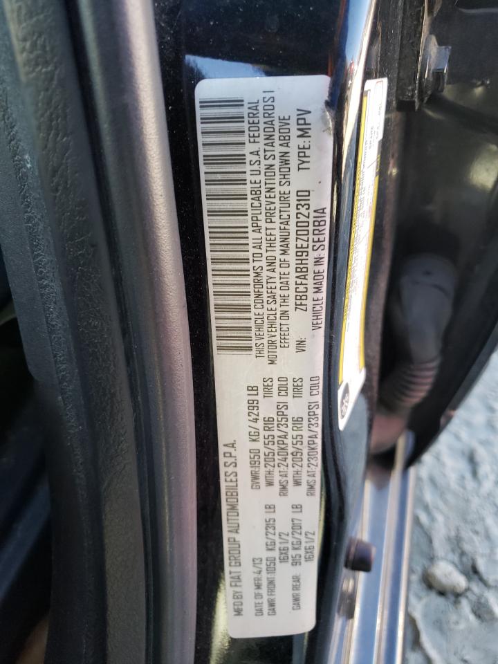 2014 Fiat 500 VIN ZFBCFABH9EZ002310 Copart auction photo, front end damage thumbnail 13