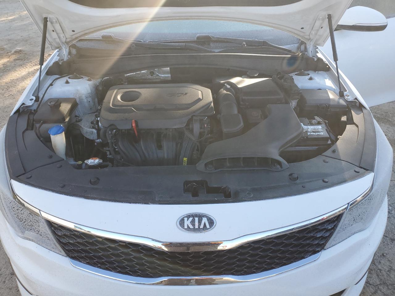 2016 KIA Optima VIN 5XXGT4L39GG035566 Copart auction photo, side damage thumbnail 11
