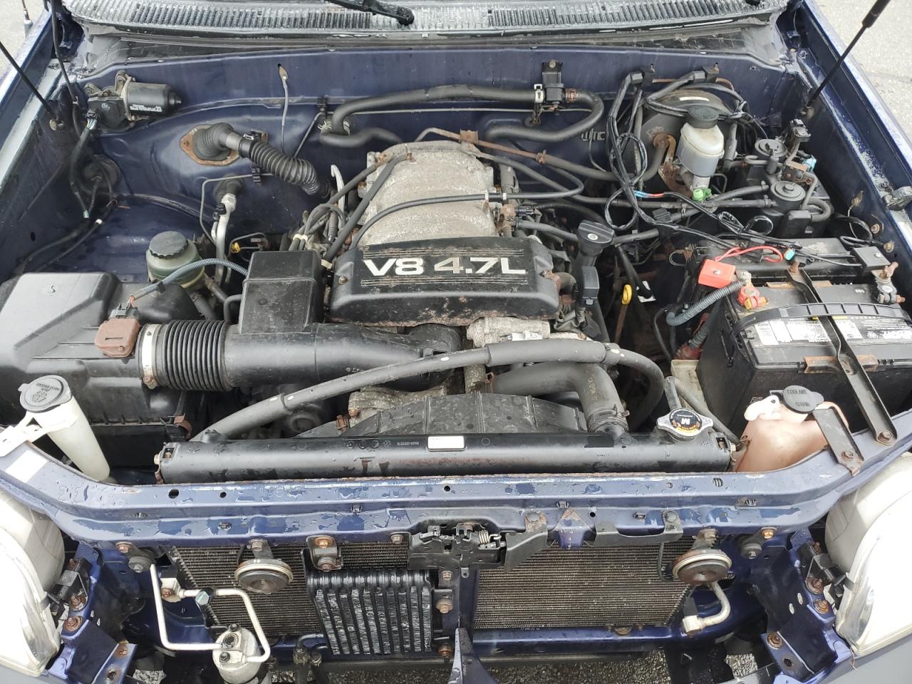 2000 Toyota Tundra VIN 5TBBT441XYS072514 Copart auction photo, all over damage thumbnail 11