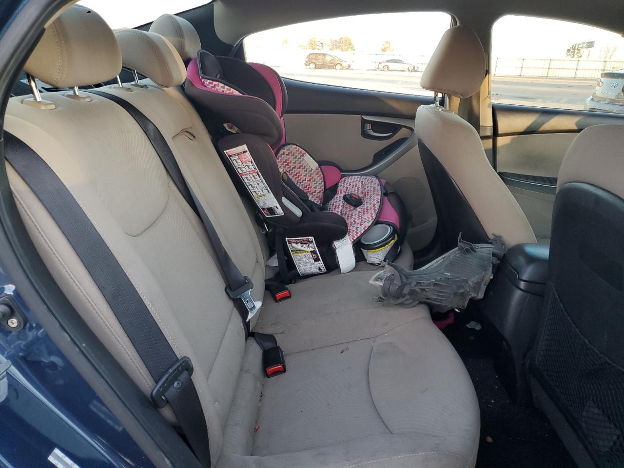 2015 Hyundai Elantra VIN KMHDH4AEXFU350678 Copart auction photo, front end damage thumbnail 10