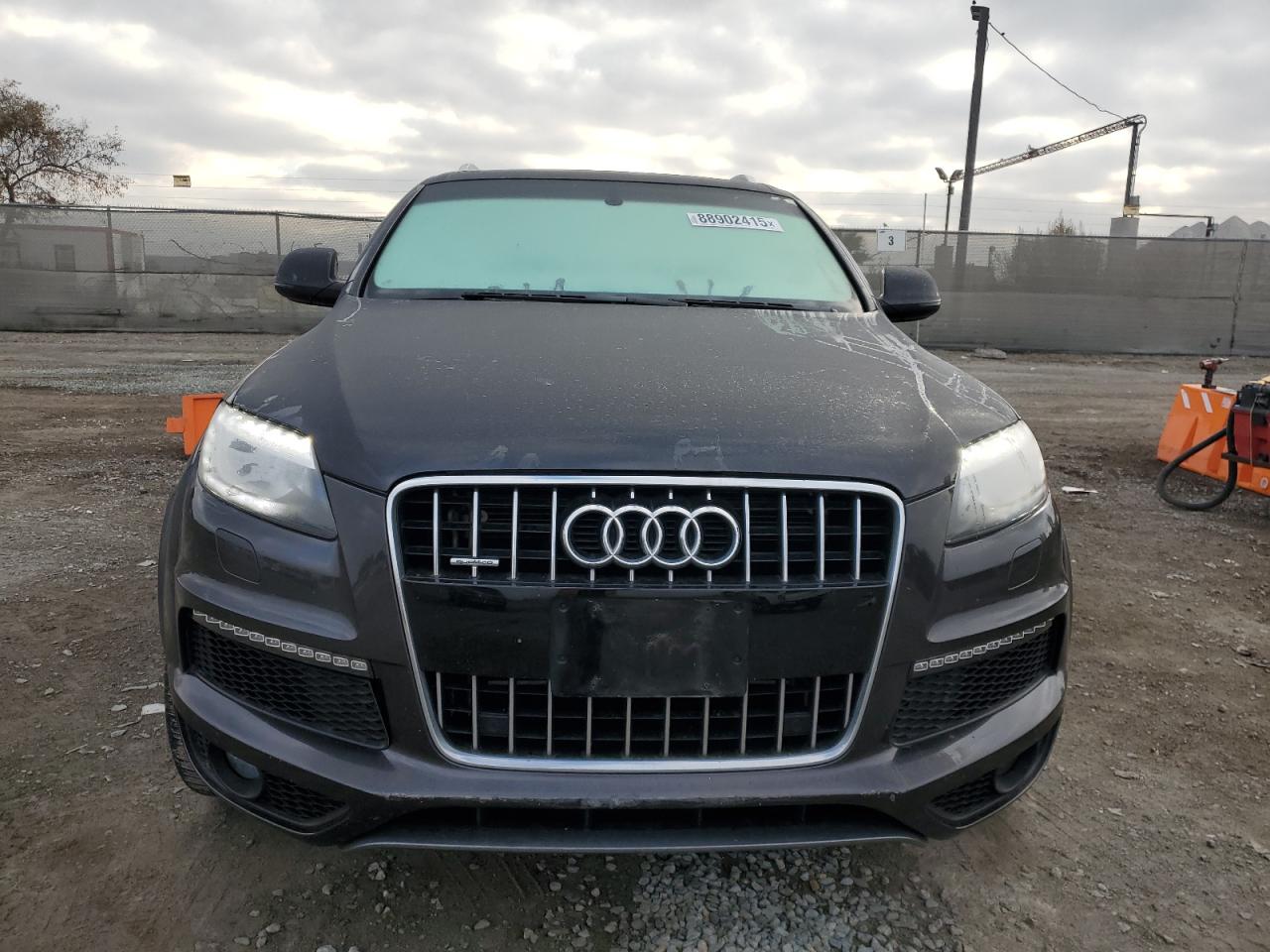 2014 Audi Q7 VIN WA1DGAFE3ED000736 Copart auction photo, side damage thumbnail 5