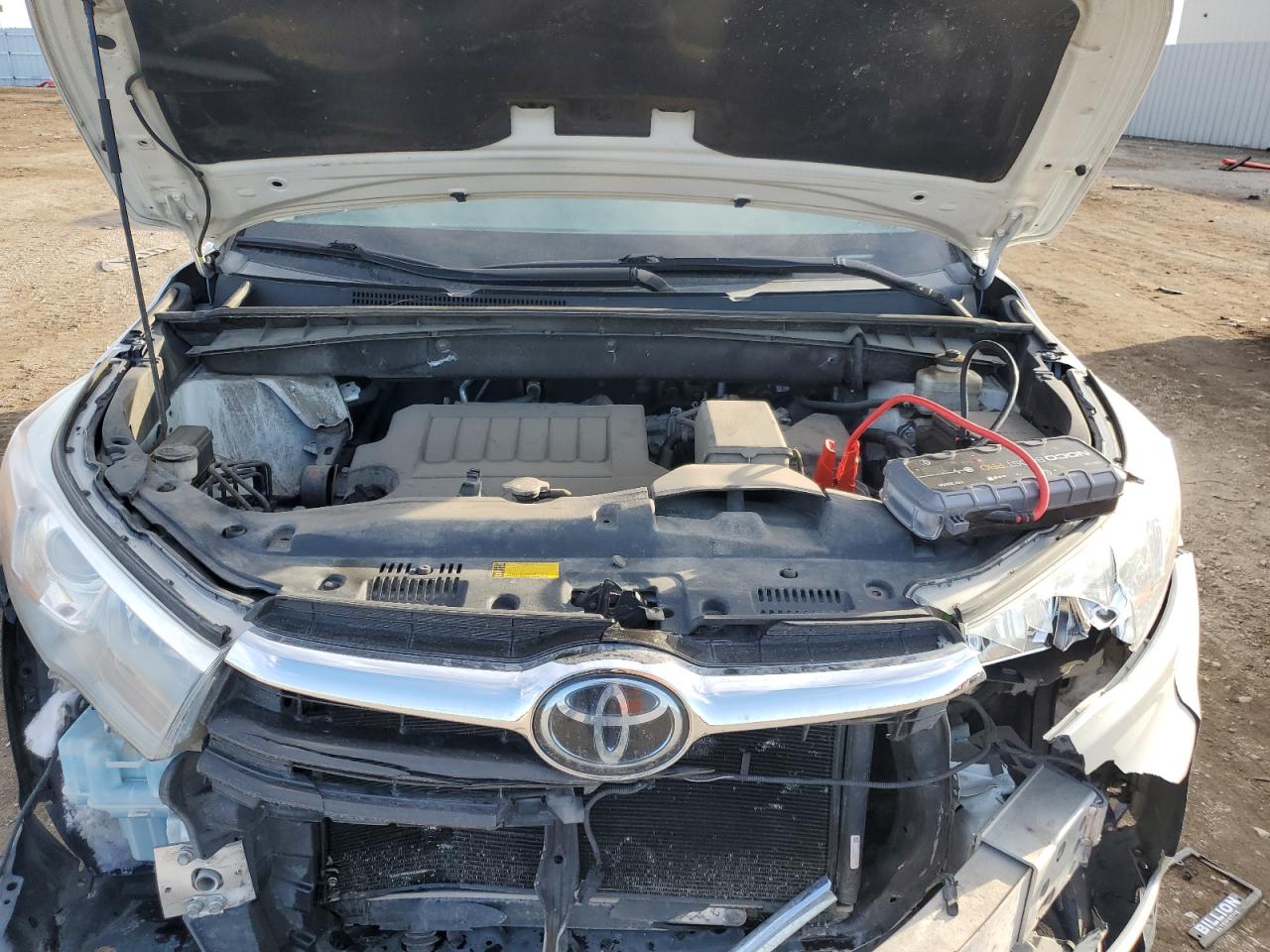 2016 Toyota Highlander VIN 5TDDKRFH2GS286759 Copart auction photo, front end / rear end damage thumbnail 14