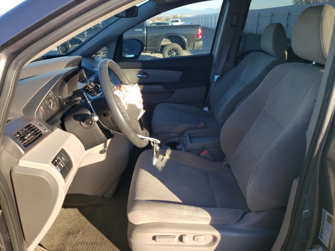 2014 Honda Odyssey VIN 5FNRL5H45EB125099 Copart auction photo, front end / side damage thumbnail 7