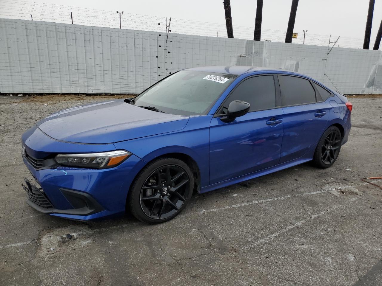 2022 Honda Civic VIN 2HGFE2F52NH510851