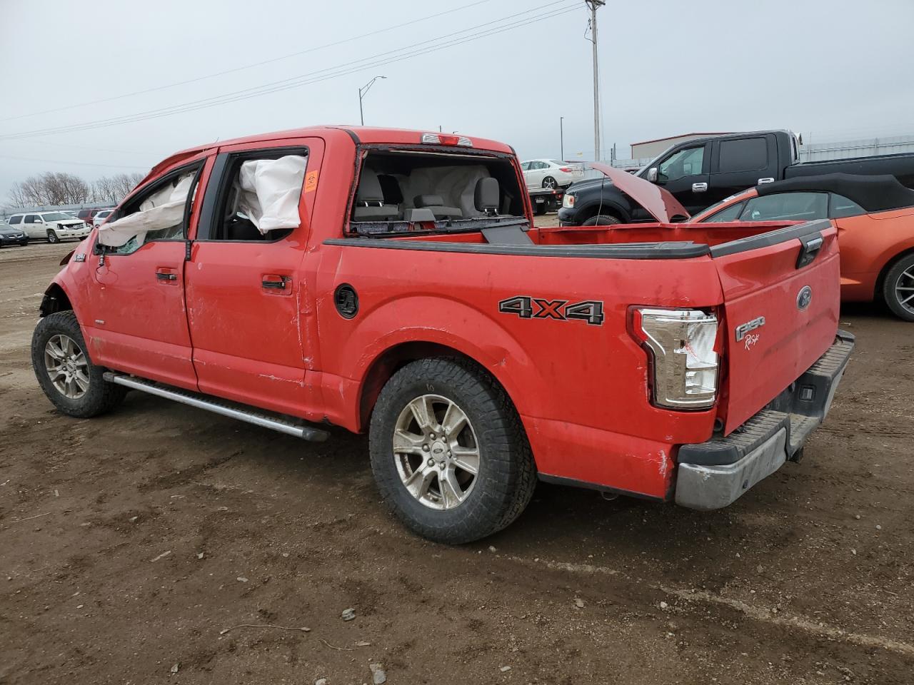2016 Ford F-150 VIN 1FTEW1EP3GFA12912 Copart auction photo, rollover damage thumbnail 2