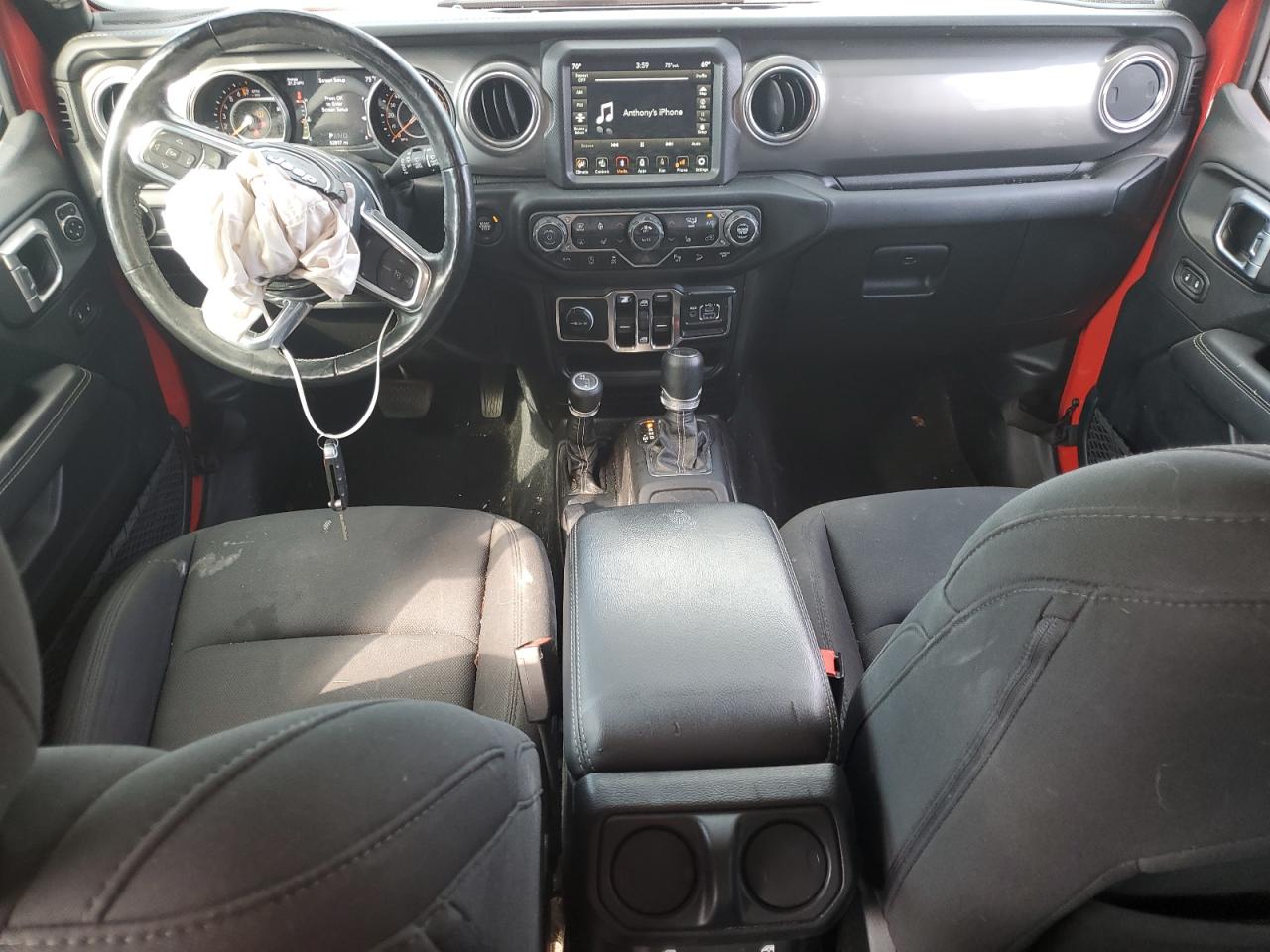 2021 Jeep Wrangler VIN 1C4HJXEGXMW631033 Copart auction photo, front end damage thumbnail 8