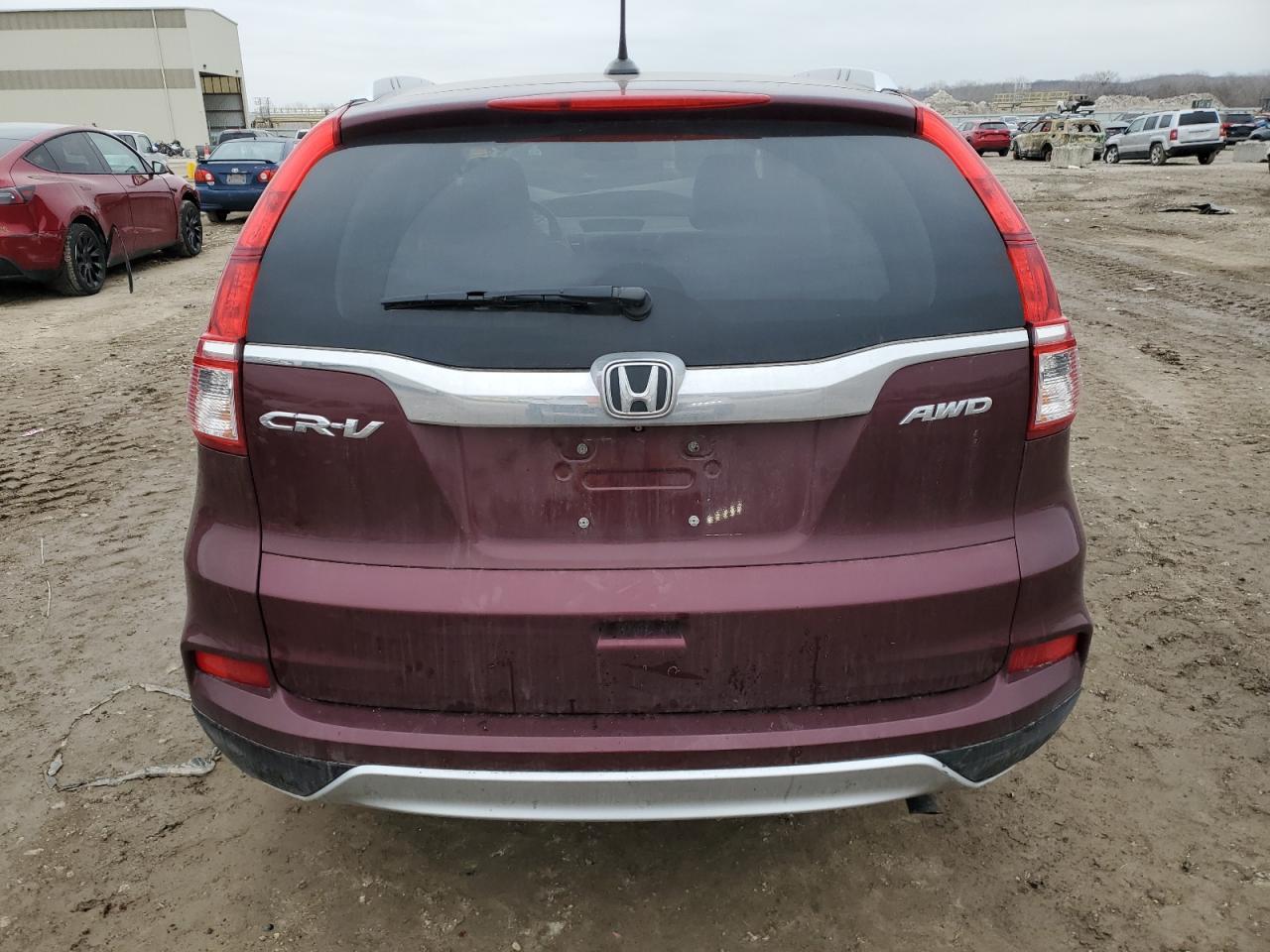 2015 Honda CR-V VIN 5J6RM4H76FL064209 Copart auction photo, front end damage thumbnail 6