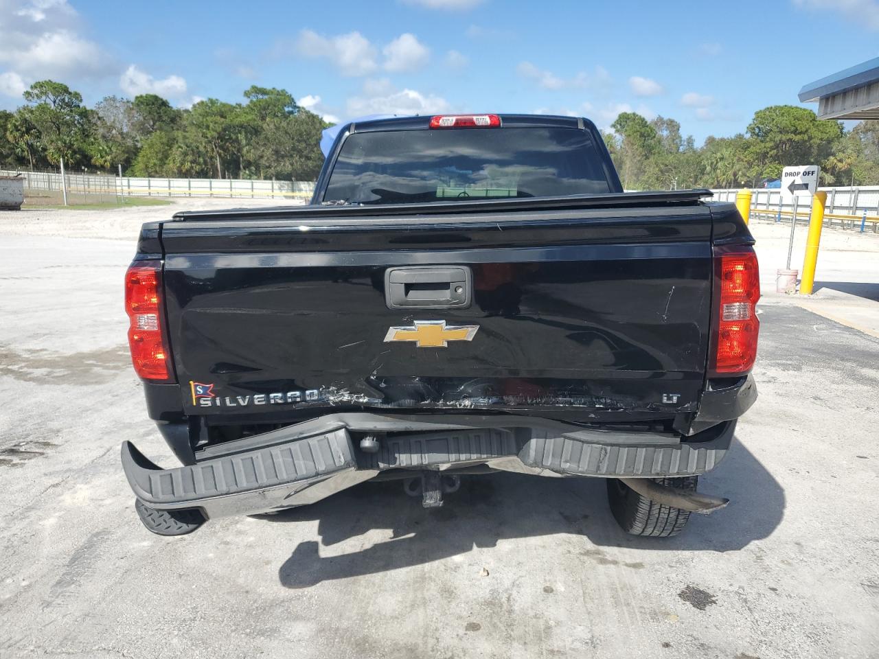2016 Chevrolet Silverado VIN 3GCPCREC8GG157200 Copart auction photo, rear end damage thumbnail 6