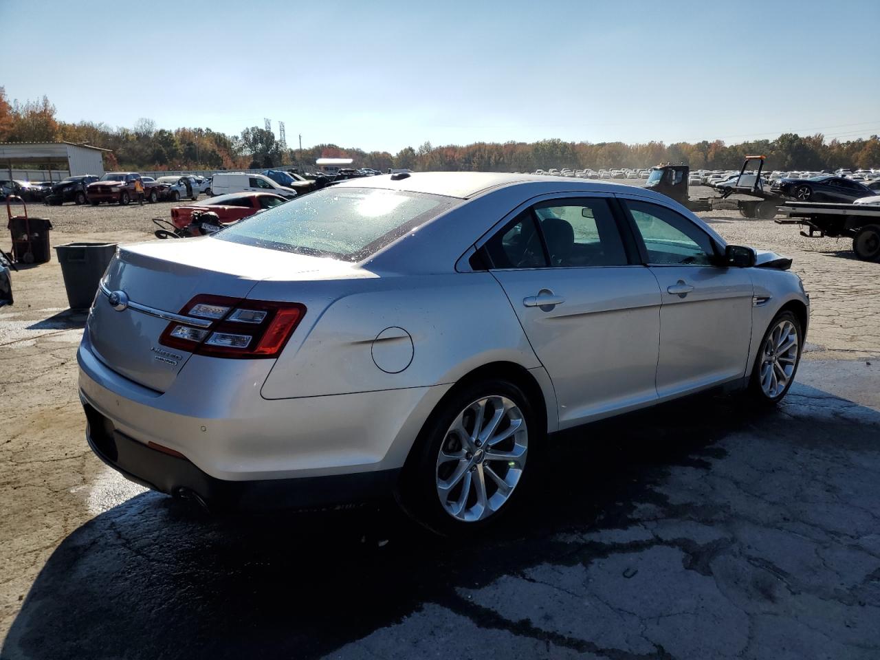 2013 Ford Taurus VIN 1FAHP2F82DG180379 Copart auction photo, front end damage thumbnail 3