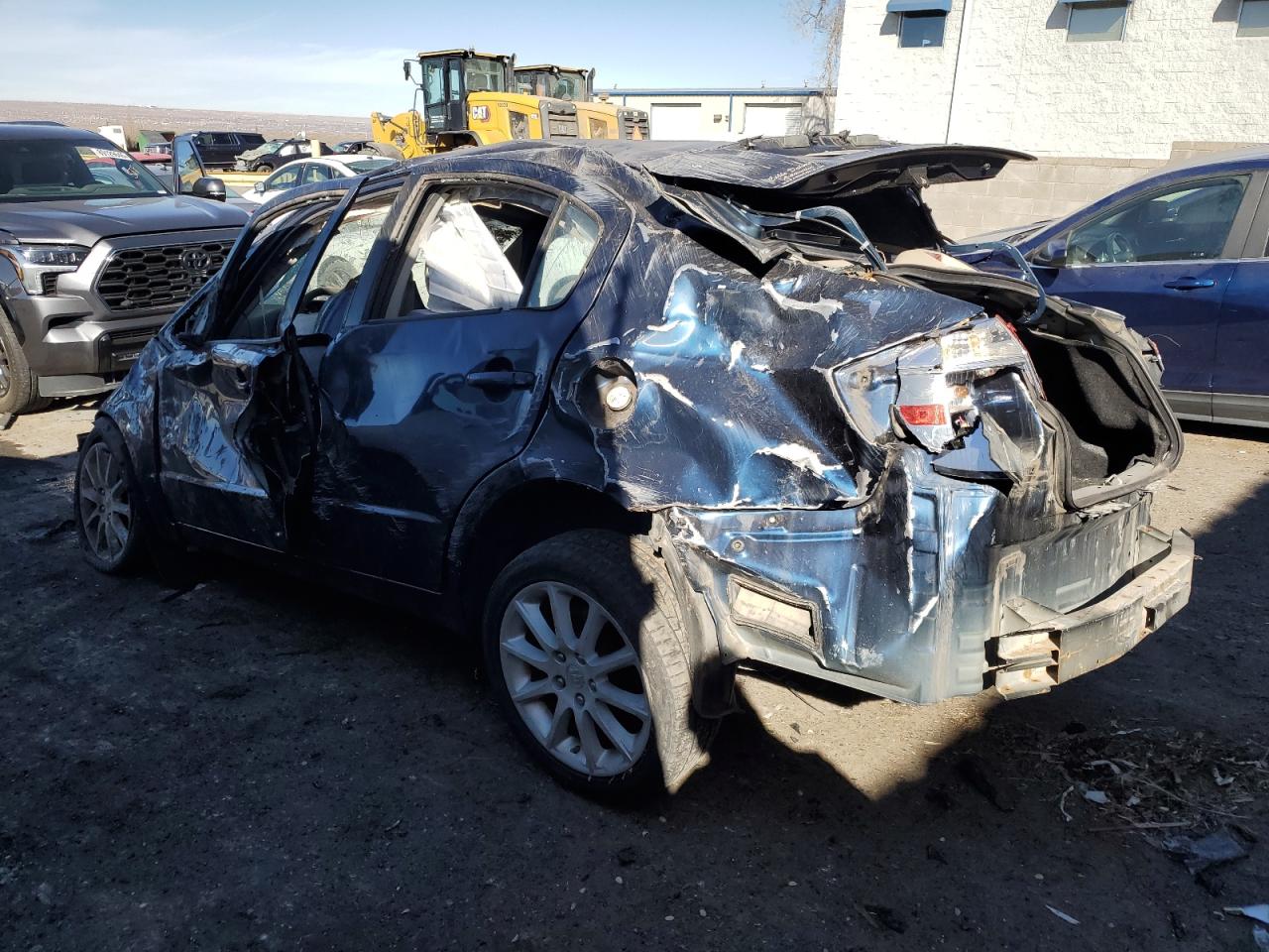 2011 Suzuki SX4 VIN JS2YC5A23B6303111 Copart auction photo, rollover damage thumbnail 2