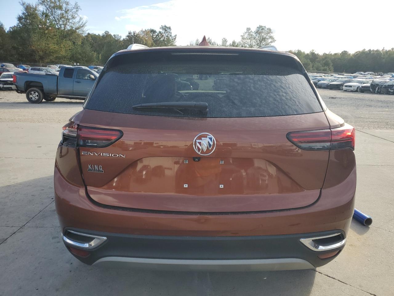 2021 Buick Envision VIN LRBFZNR43MD072438 Copart auction photo, front end damage thumbnail 6