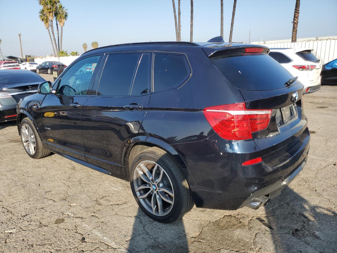 2017 BMW X3 VIN 5UXWX7C58H0U42945 Copart auction photo, front end / minor dent/scratches damage thumbnail 2