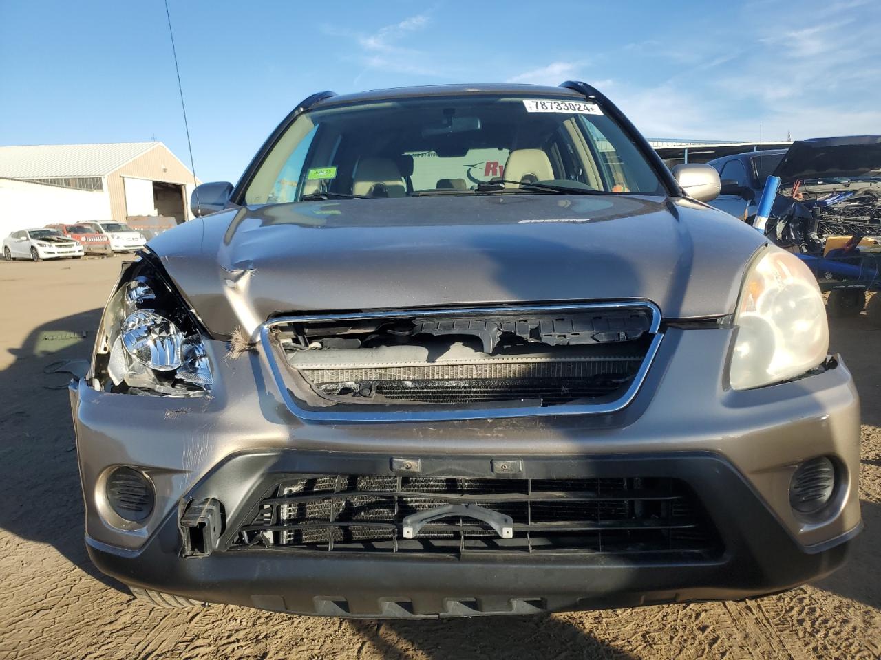 2005 Honda CR-V VIN JHLRD78925C056215 Copart auction photo, front end damage thumbnail 5