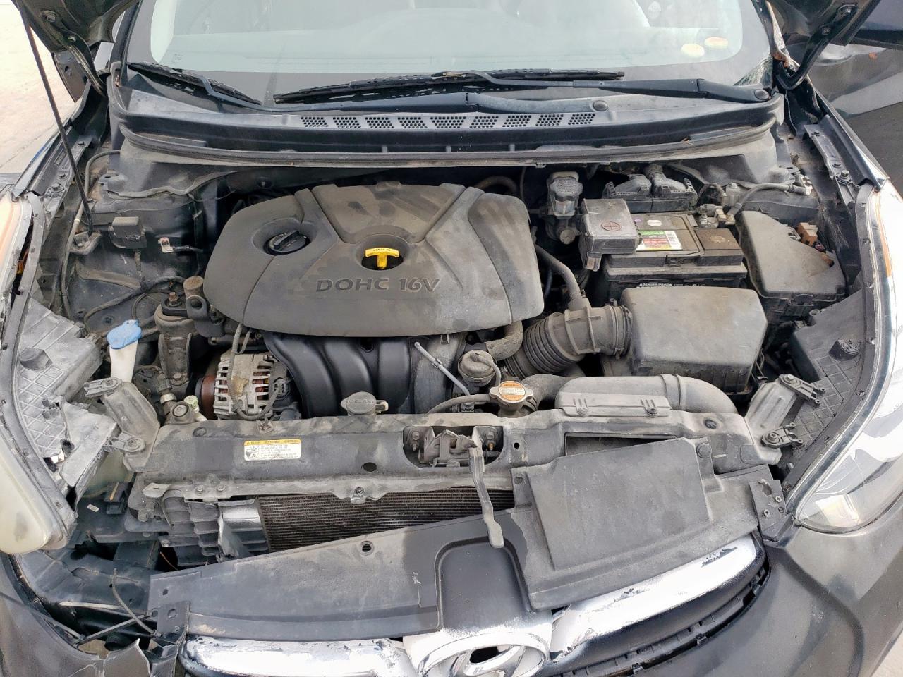 2011 Hyundai Elantra VIN 5NPDH4AE6BH035532 Copart auction photo, front end / hail damage thumbnail 12