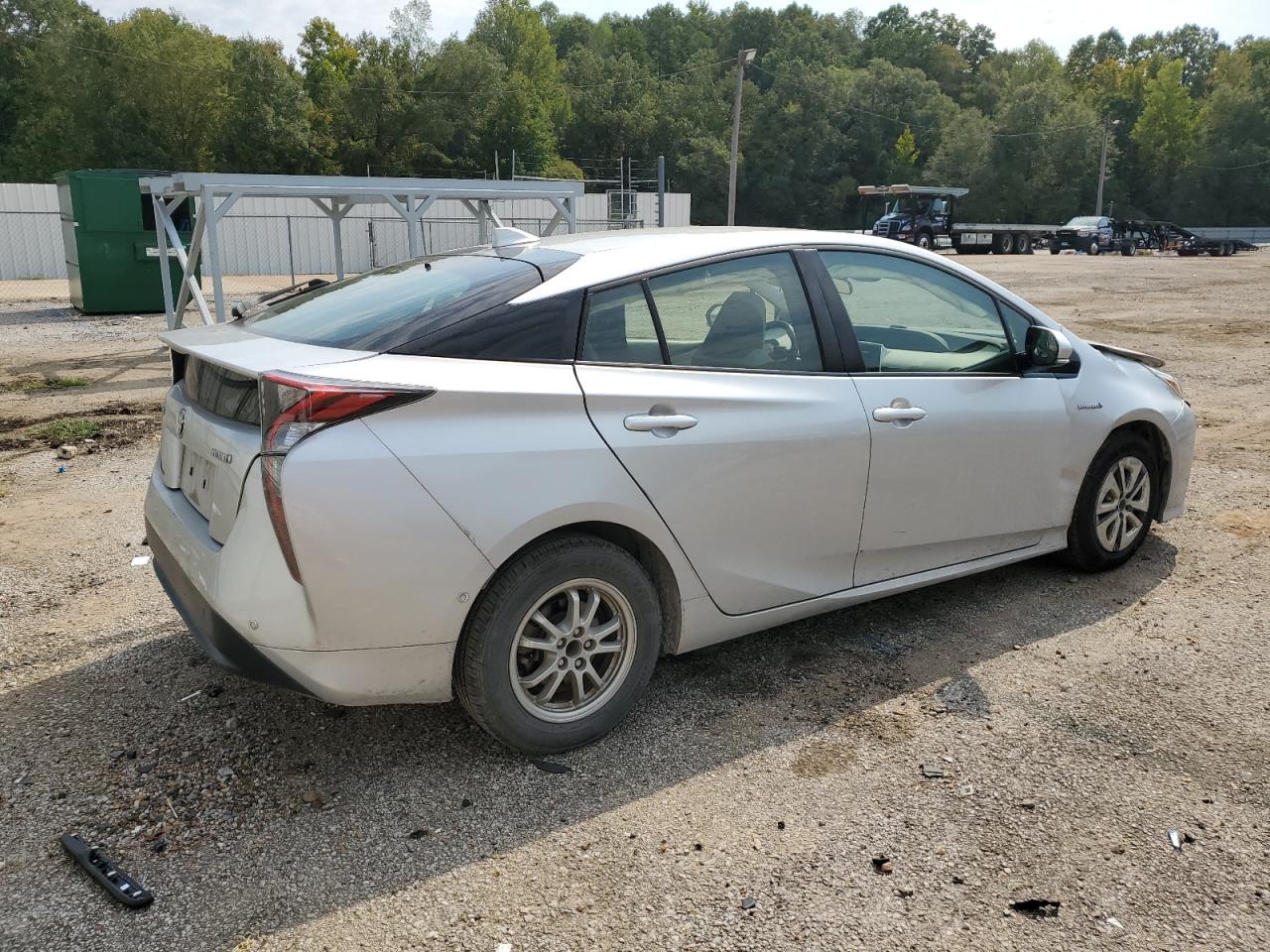 2018 Toyota Prius VIN JTDKBRFU4J3061871 Copart auction photo, front end damage thumbnail 3