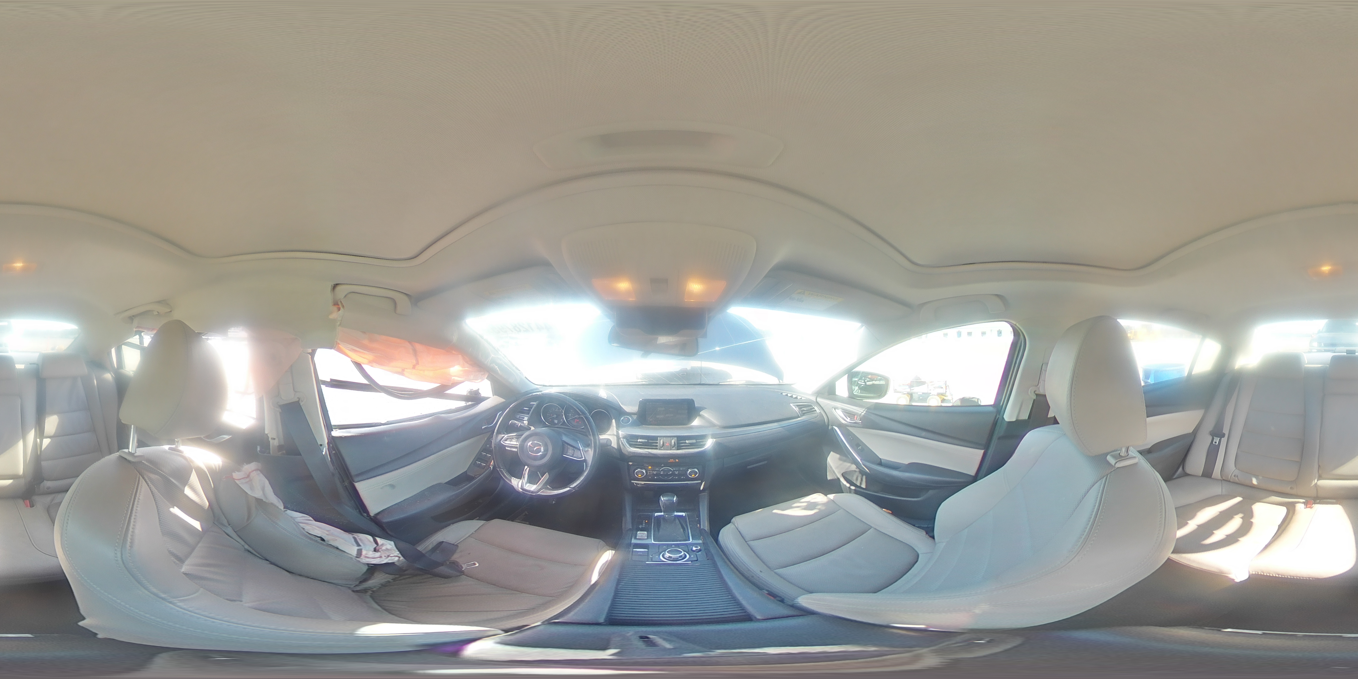 2017 Mazda 6 VIN JM1GL1V5XH1112973 Copart auction photo, all over damage thumbnail 13