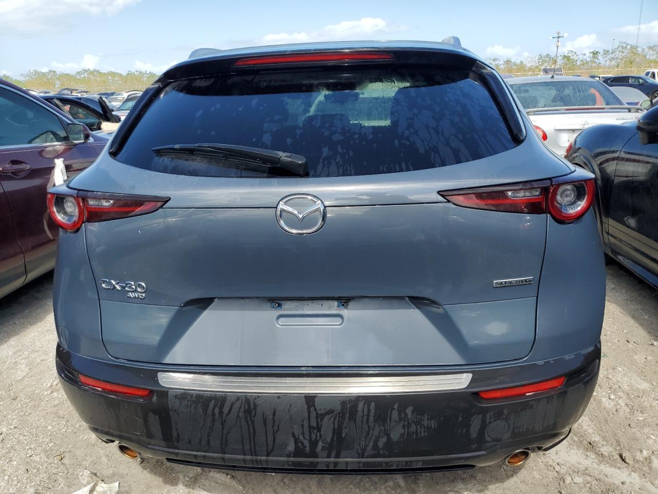 2022 Mazda CX-30 VIN 3MVDMBCL1NM407710 Copart auction photo, water/flood damage thumbnail 6