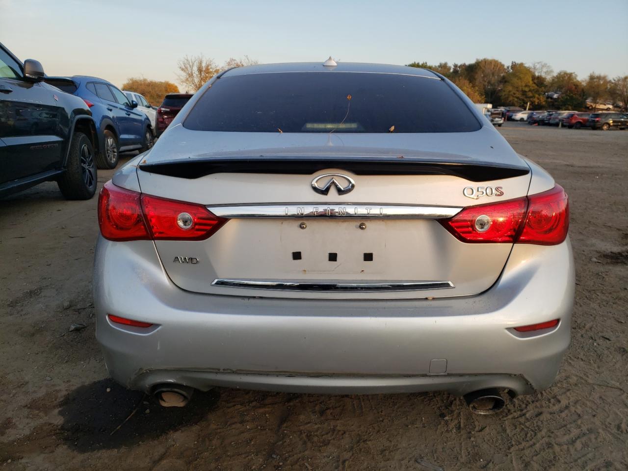 2016 Infiniti Q50 VIN JN1FV7AR8GM451877 Copart auction photo, all over damage thumbnail 6