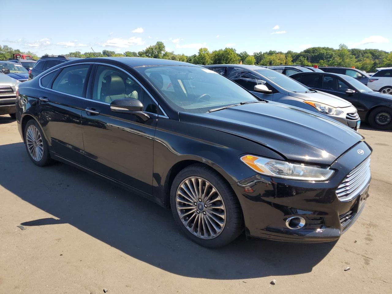 2016 Ford Fusion VIN 3FA6P0K92GR284281 Copart auction photo, front end damage thumbnail 4