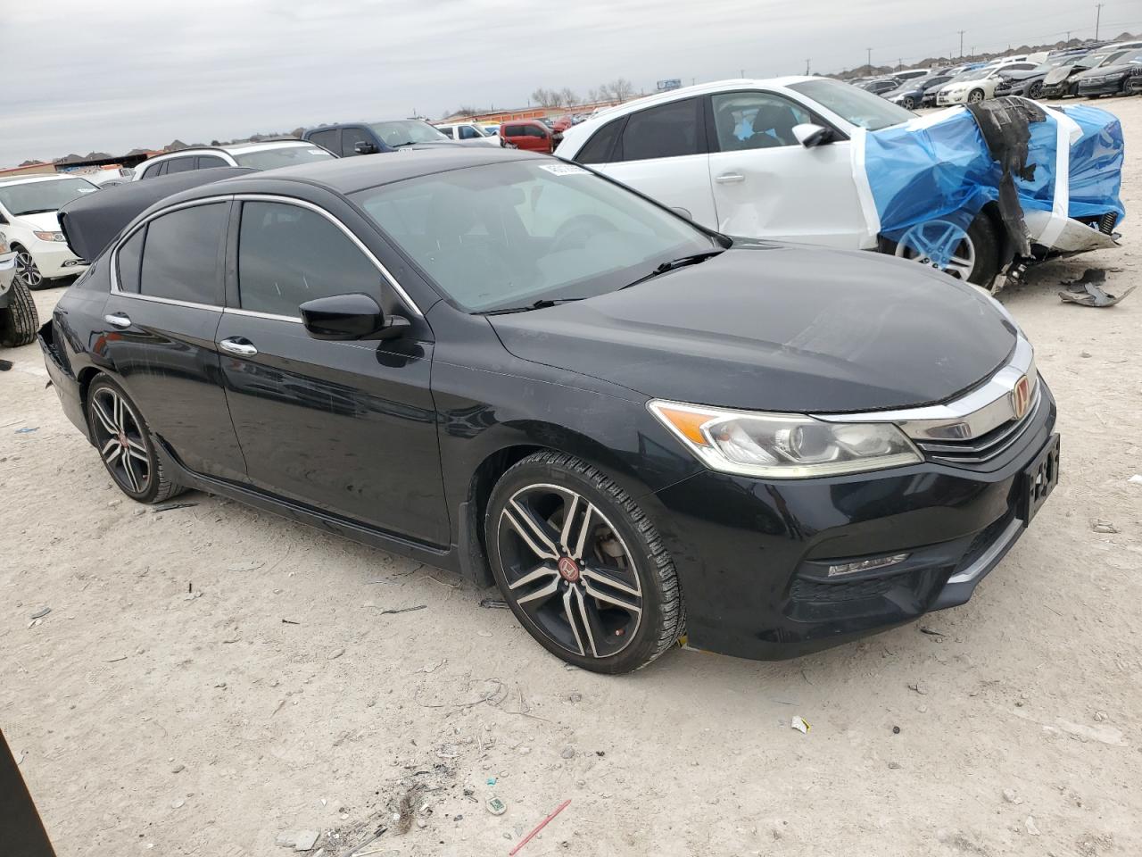 2016 Honda Accord VIN 1HGCR2F52GA243638 Copart auction photo, rear end damage thumbnail 4